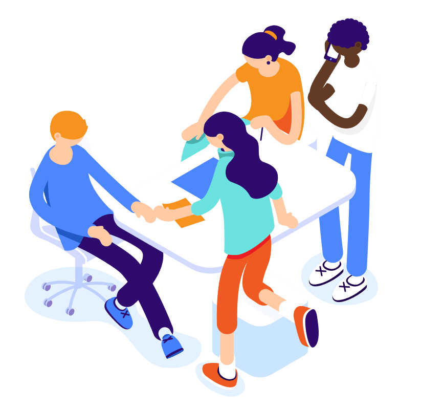 Desklog Team Interaction