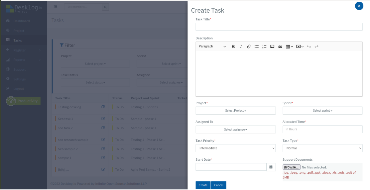 Create Task