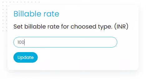 Billable rate