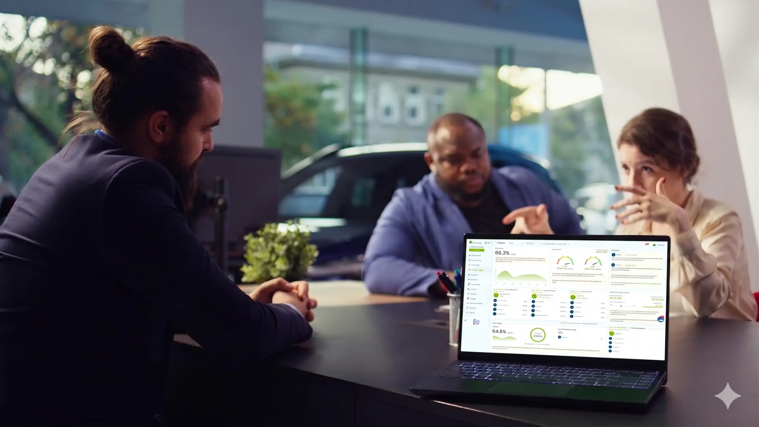 Professional using best time tracking software to track work performance and productivity