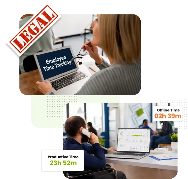 Employee monitoring software legality and compliance for workplace productivity tracking